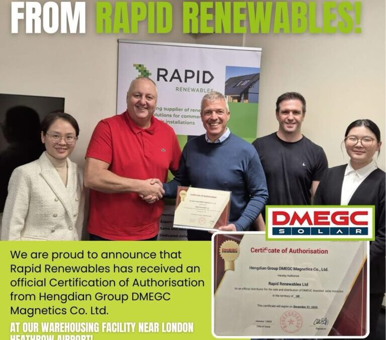 Rapid secures DMEGC distribution for 3rd year