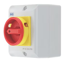 AED 20A 4 POLE AC ROTARY ISOLATOR