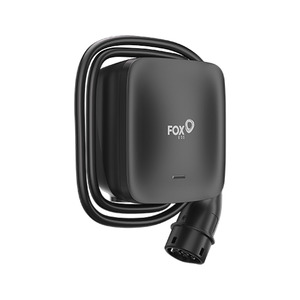 Fox ESS L07P 7.3kW Tethered EV Charger – Black (Single Phase)