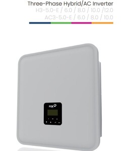 FOX H3-6.0 HYBRID 3PHASE INVERTER 6KW