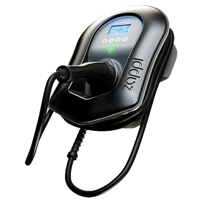 MYENERGI ZAPPI 22KW 3-PHASE TETHERED BLACK